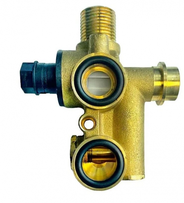 Гидроузел с расходомером ГВС, с датчиком и краном подпитки